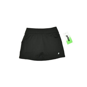 Prince Women's Black Match Core Tennis Athletic Mini Skort Size S Polyester NEW
